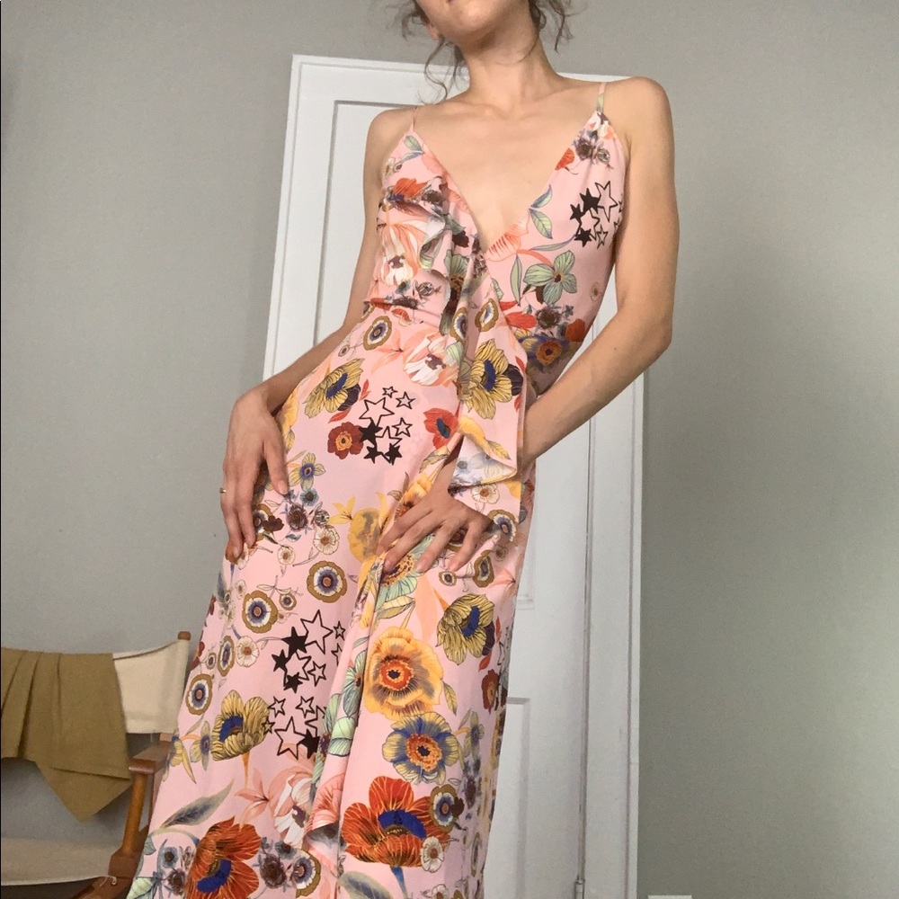 Topshop. Bold and fun summer wrap dress